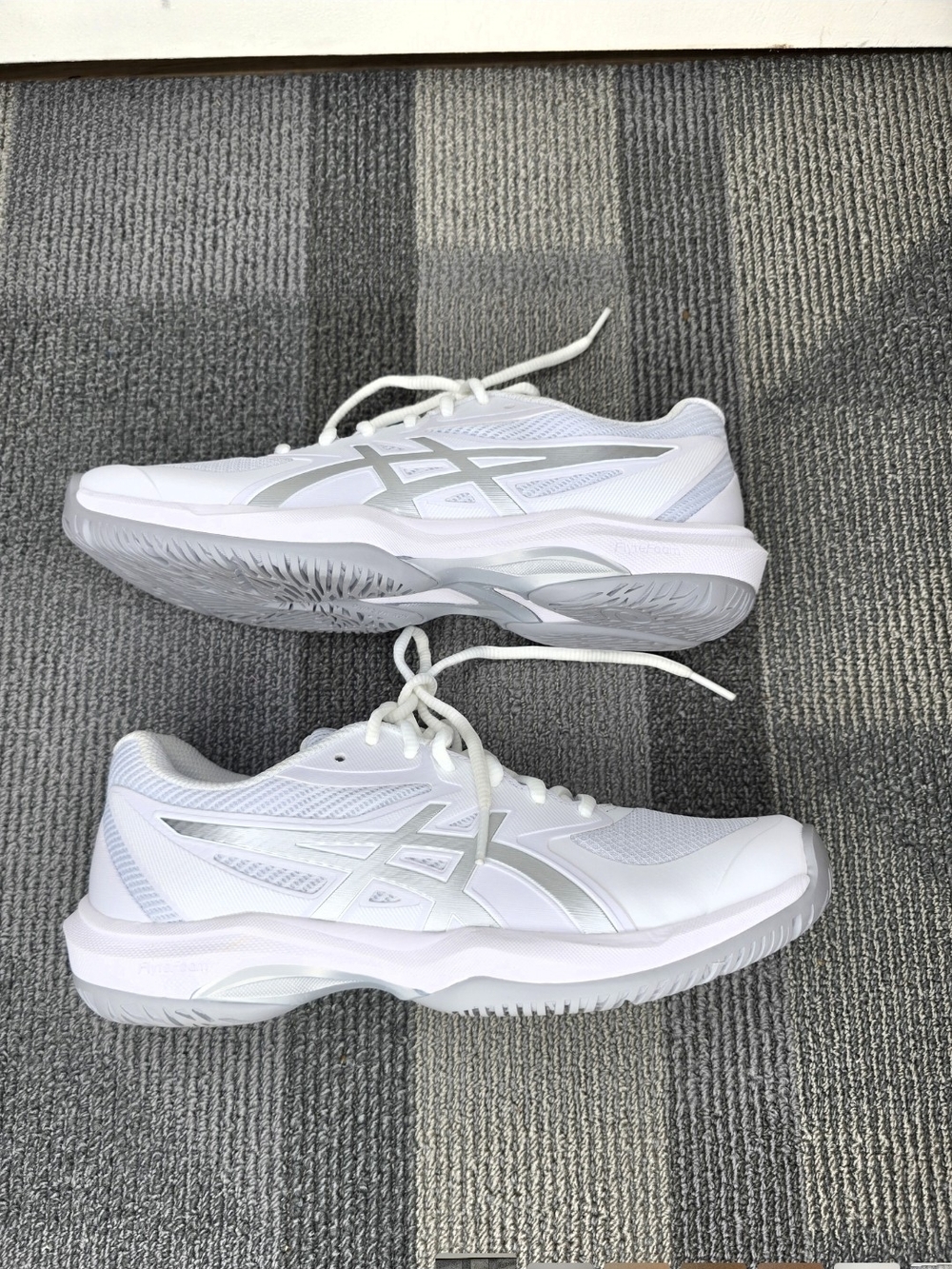 ASICS Women's Game FF White/Pure Silver Pickleball/Tennis Sneakers